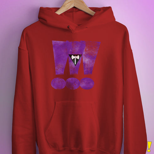 Lesbian Labrys Pride Grunge Exclamation Points Hoodie - Red